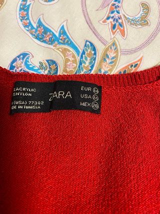 Jersey Pico Zara Rojo