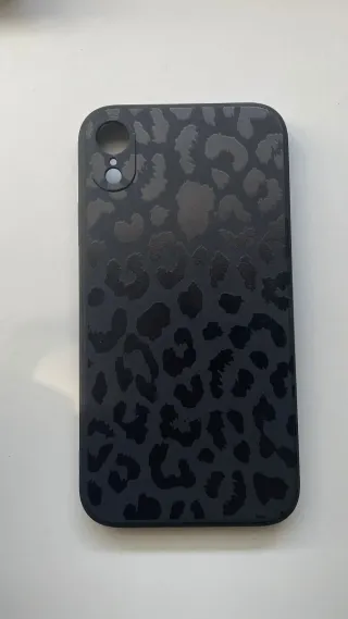 Custodia iPhone Xr Leopardo Nero