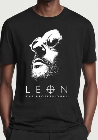 Camiseta Leon El Profesional Negra