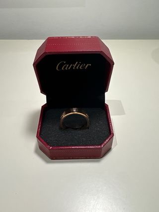 Anillo Cartier Imitación Dorado