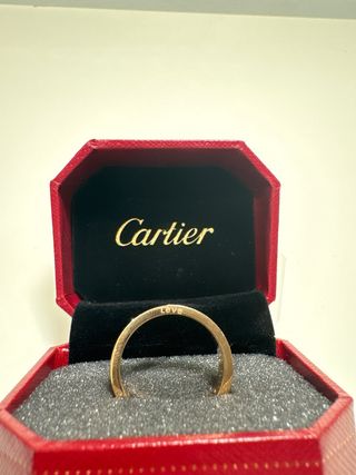 Anillo Cartier Imitación Dorado