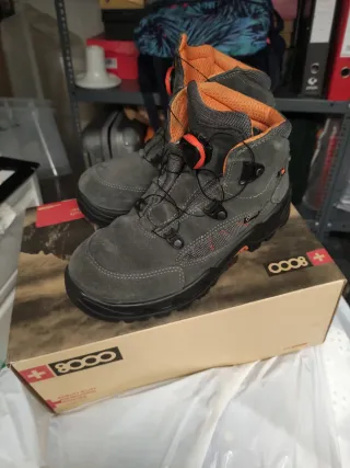 Botas Chiruca Boa T38 Gris Naranja