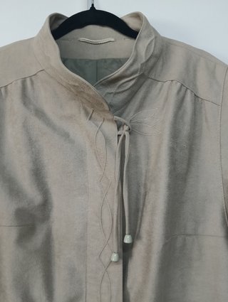 Abrigo vintage gris perla Adler Mode Talla L