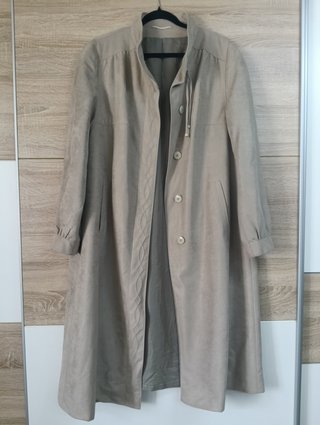 Abrigo vintage gris perla Adler Mode Talla L