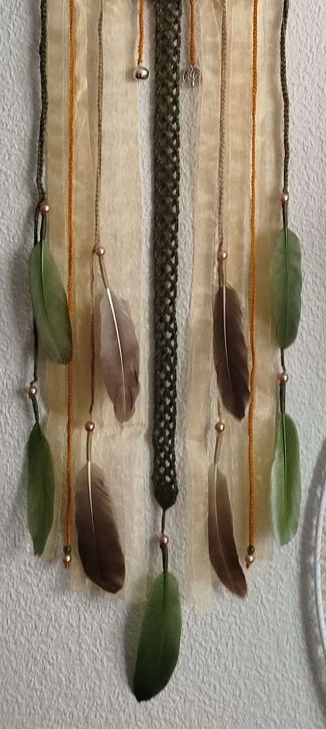 Atrapasueños 25 x 1 metro 30 - verde/mostaza/visón