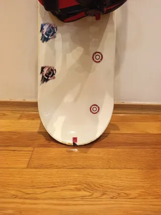 Tabla Snowboard con Fijaciones