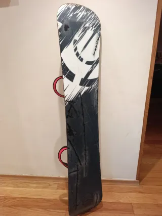 Tabla Snowboard con Fijaciones