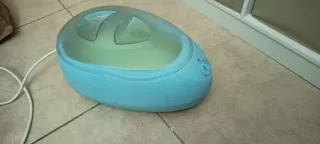 Calentador de parafina azul