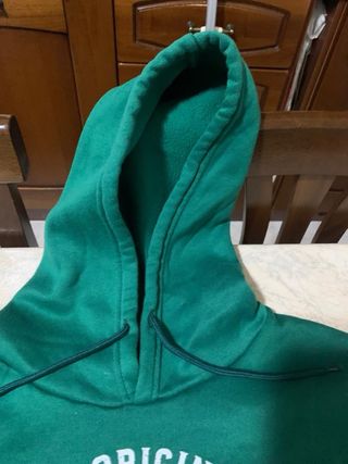 Felpa verde con cappuccio per donna Kiska & Kiska