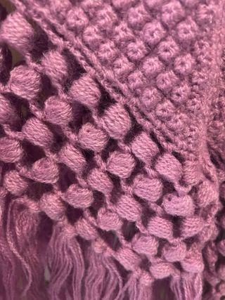 Chal artesanal y vintage