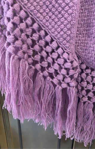 Chal artesanal y vintage