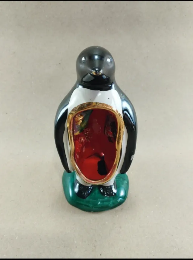 Lámpara Pingüino Vallauris Cerámica Mid Centu