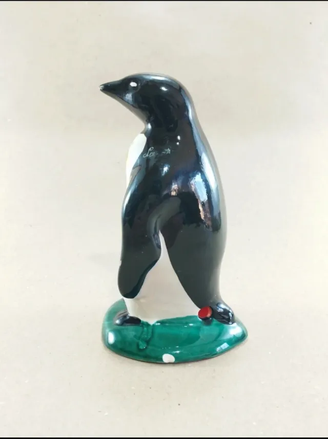 Lámpara Pingüino Vallauris Cerámica Mid Centu