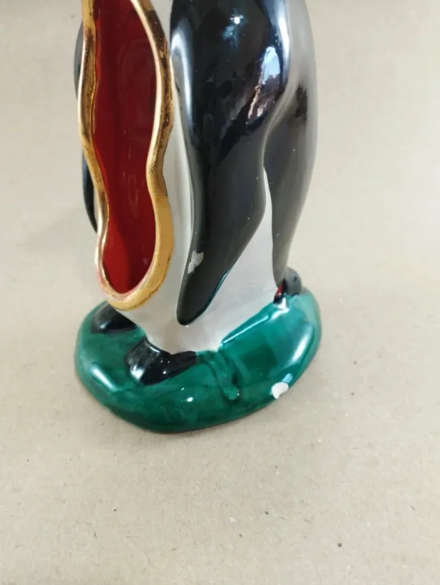 Lámpara Pingüino Vallauris Cerámica Mid Centu