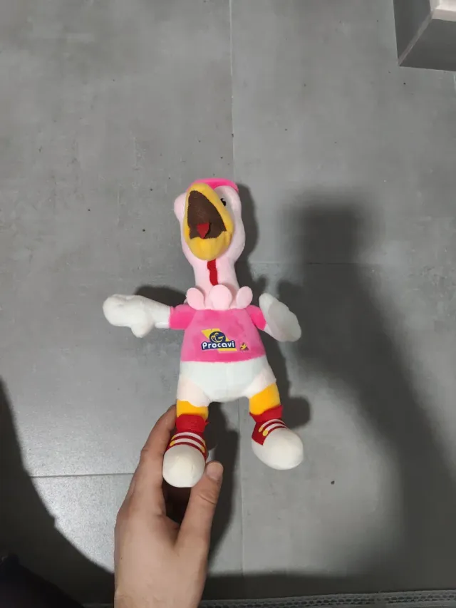 Peluche suave de gallina