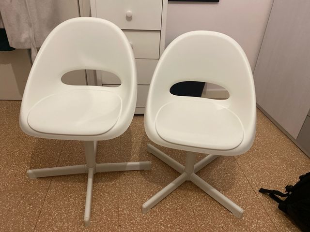 Silla infantil de IKEA Blanca