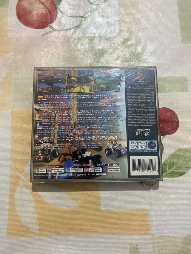 Crash Team Racing PS1 (PlayStation 1) PAL esp