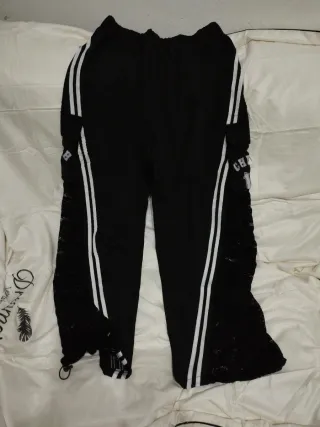 Pantalón cargo denim negro talla M