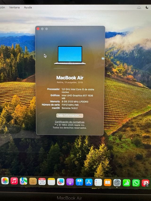 MacBook Air 13” 2019 Plata