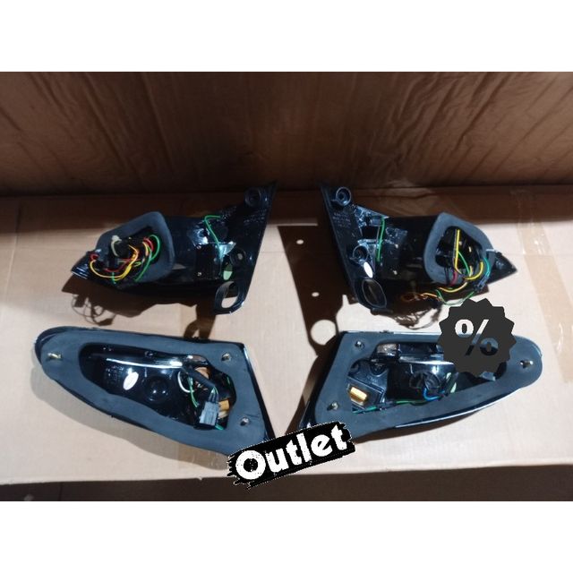 ÇS PILOTOS SEAT LEON 1P 04-09 LED FONDO NEGRO