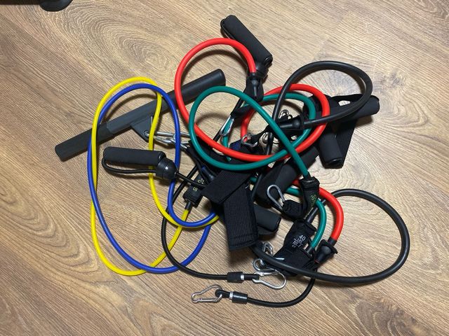 Set Gomas Fitness con Asas y Tobilleras