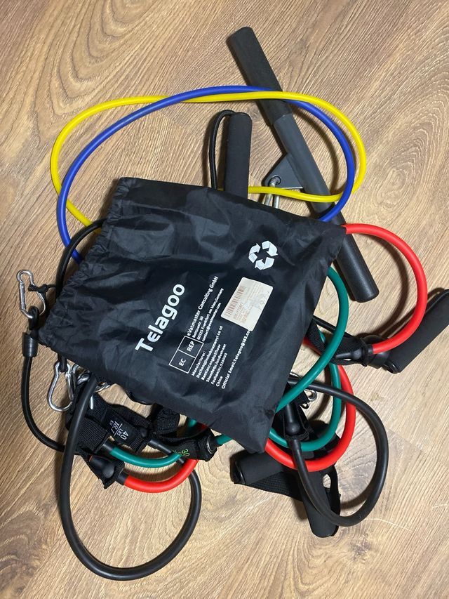 Set Gomas Fitness con Asas y Tobilleras