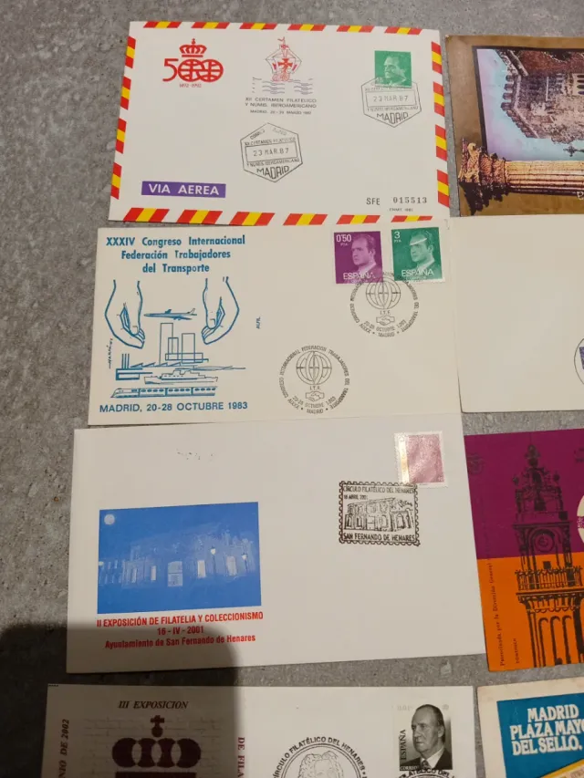 Lotto di 20 buste e cartoline filateliche