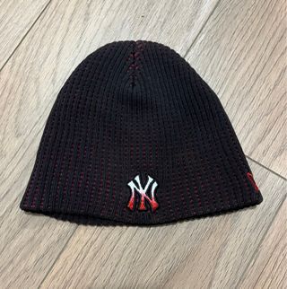 Gorro New York Yankees Lana Negro y Rojo