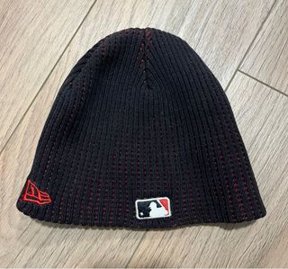 Gorro New York Yankees Lana Negro y Rojo