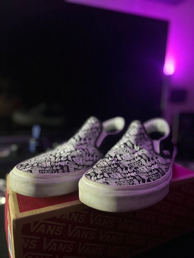 Vans Slip On Graffiti Multicolor Rosse