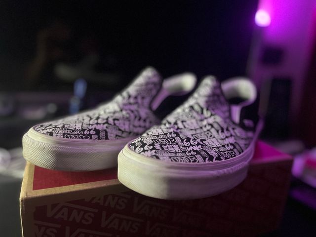 Vans Slip On Graffiti Multicolor Rosse