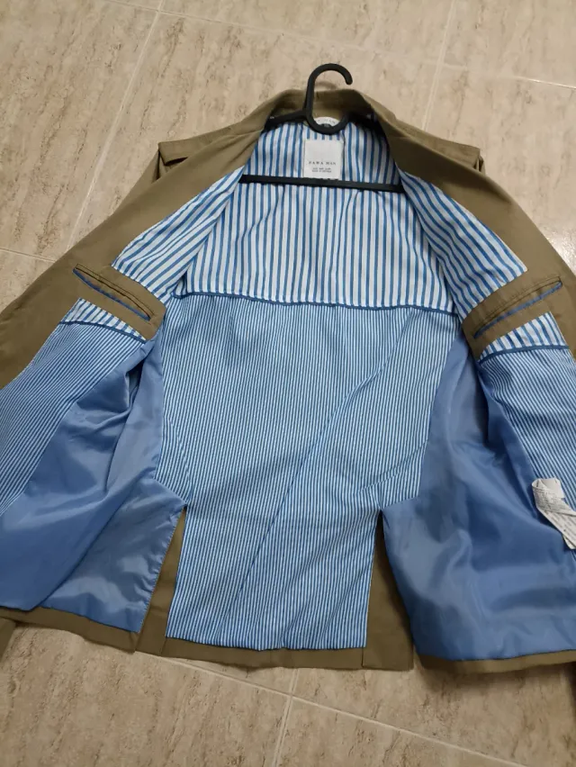 Chaqueta Zara Hombre beige