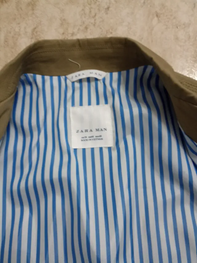 Chaqueta Zara Hombre beige