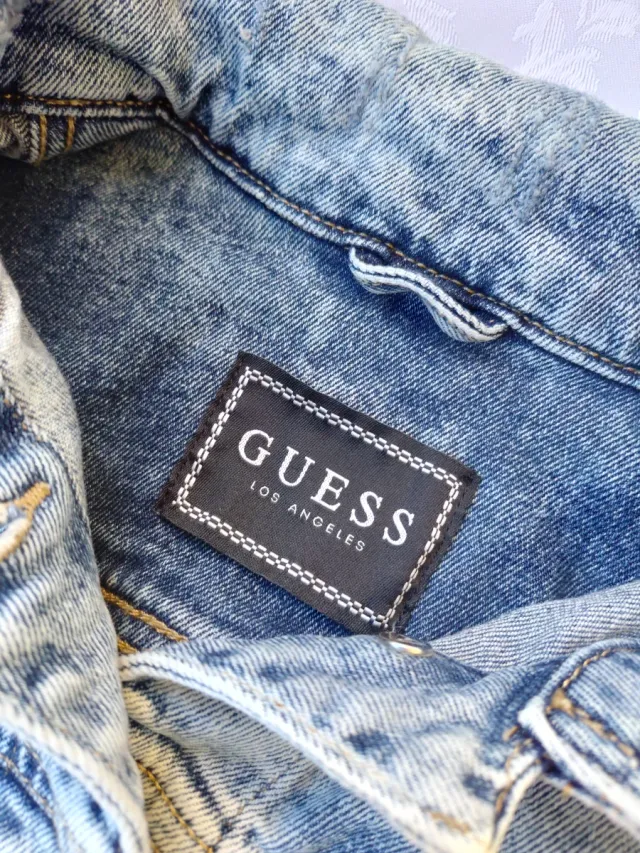 Giacca denim Guess taglia S in perfette condizioni