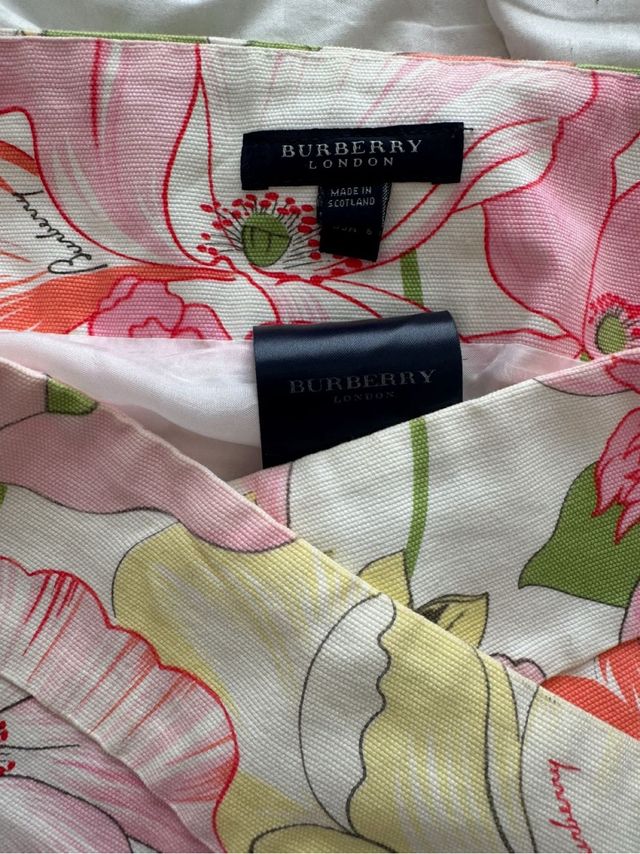Falda Burberry Estampado Floral