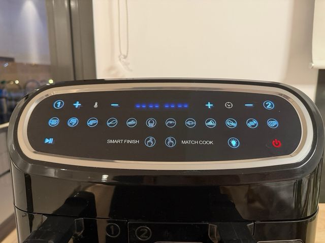 Freidora de aire 10L doble cesta