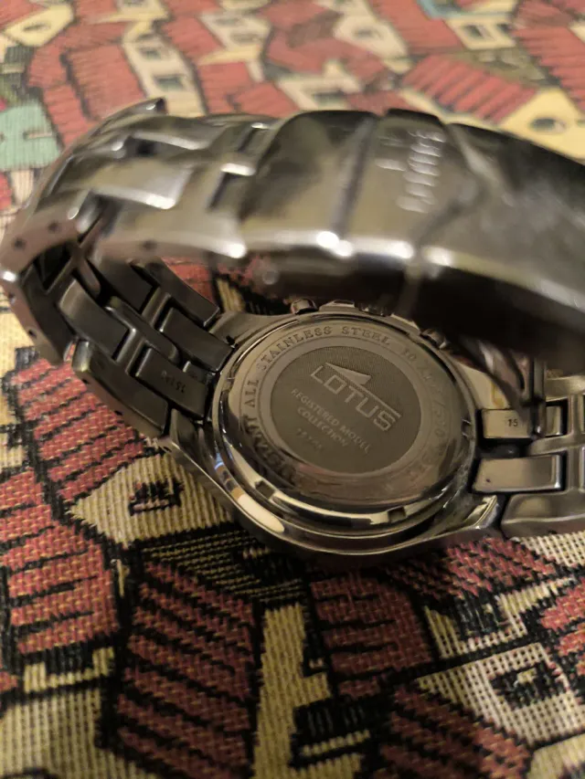 Reloj Lotus Cronógrafo Hombre Esfera Azul