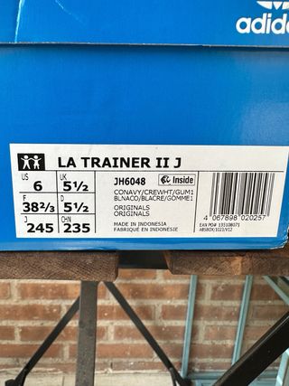 Zapatillas Adidas LA Trainer Azul/Blanco