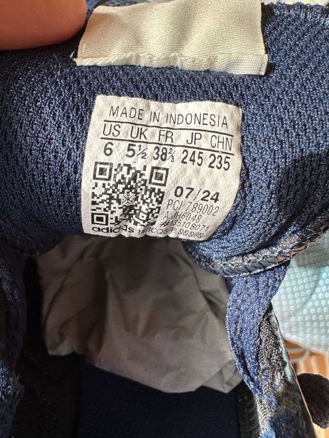 Zapatillas Adidas LA Trainer Azul/Blanco