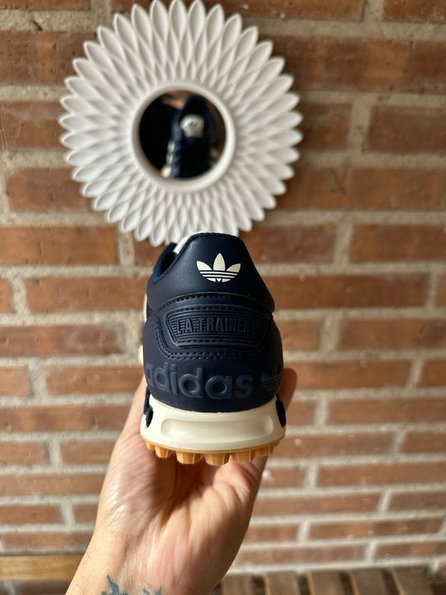 Zapatillas Adidas LA Trainer Azul/Blanco