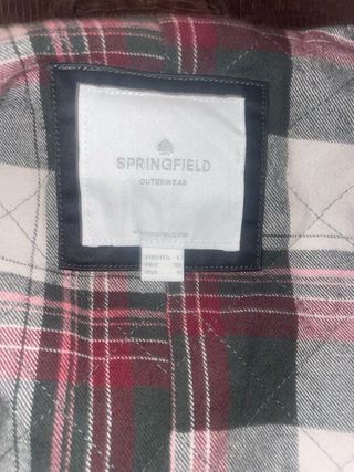 Chaqueta Springfield verde cuadros L