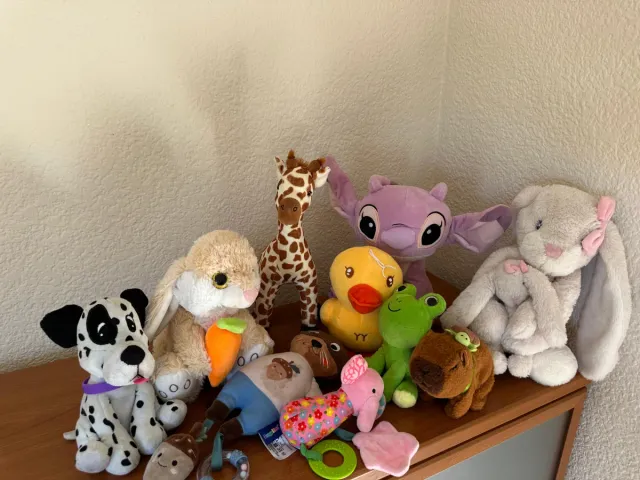 Lote 10 peluches variados