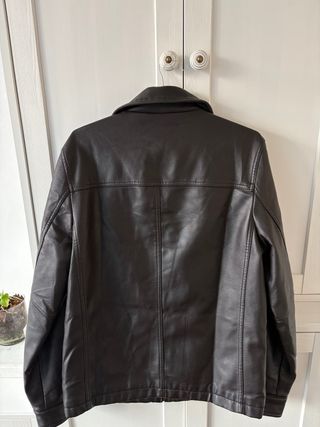 Chaqueta Dockers Cuero Sintético Marrón Hombre