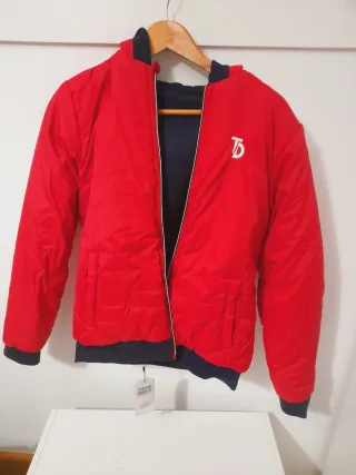 Cazadora reversible Tiffosi chico azul/roja