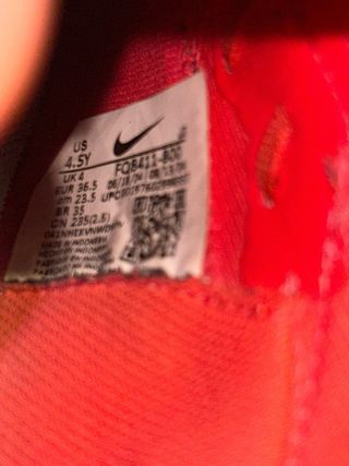 Zapatillas Fútbol Sala Nike Rojas y Turquesa