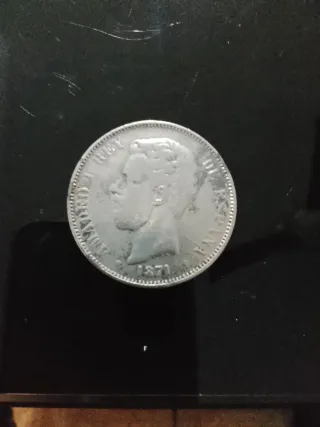 Moneda Amadeo I Rey de España 1871