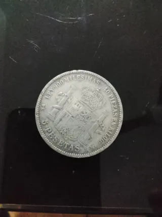 Moneda Amadeo I Rey de España 1871