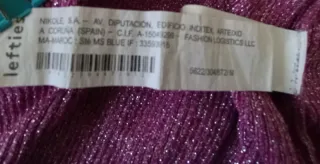 Jersey punto fantasía rosa/morado