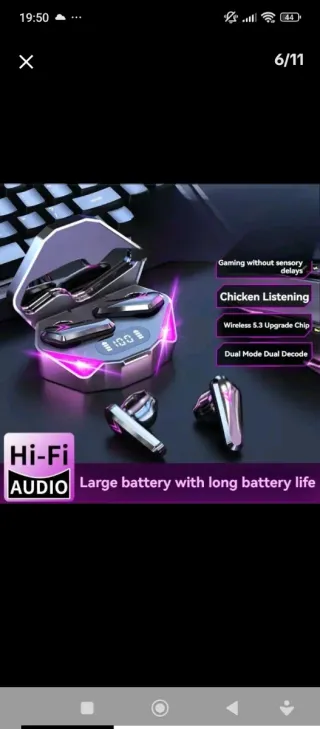 Auriculares Bluetooth Gamer