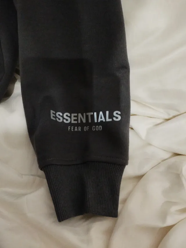 Sudadera Fear of God Essentials Gris Talla S
